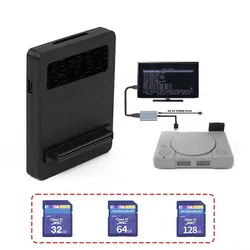 Optical Drive Emulator (Clone Version) 3D Printed Case For PS Original PSX PS1 Classic With SD Card Games Installed