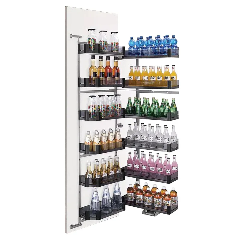 Cabinet high cabinet high deep pull basket linkage animal snack cabinet cabinet extremely shallow storage rack
