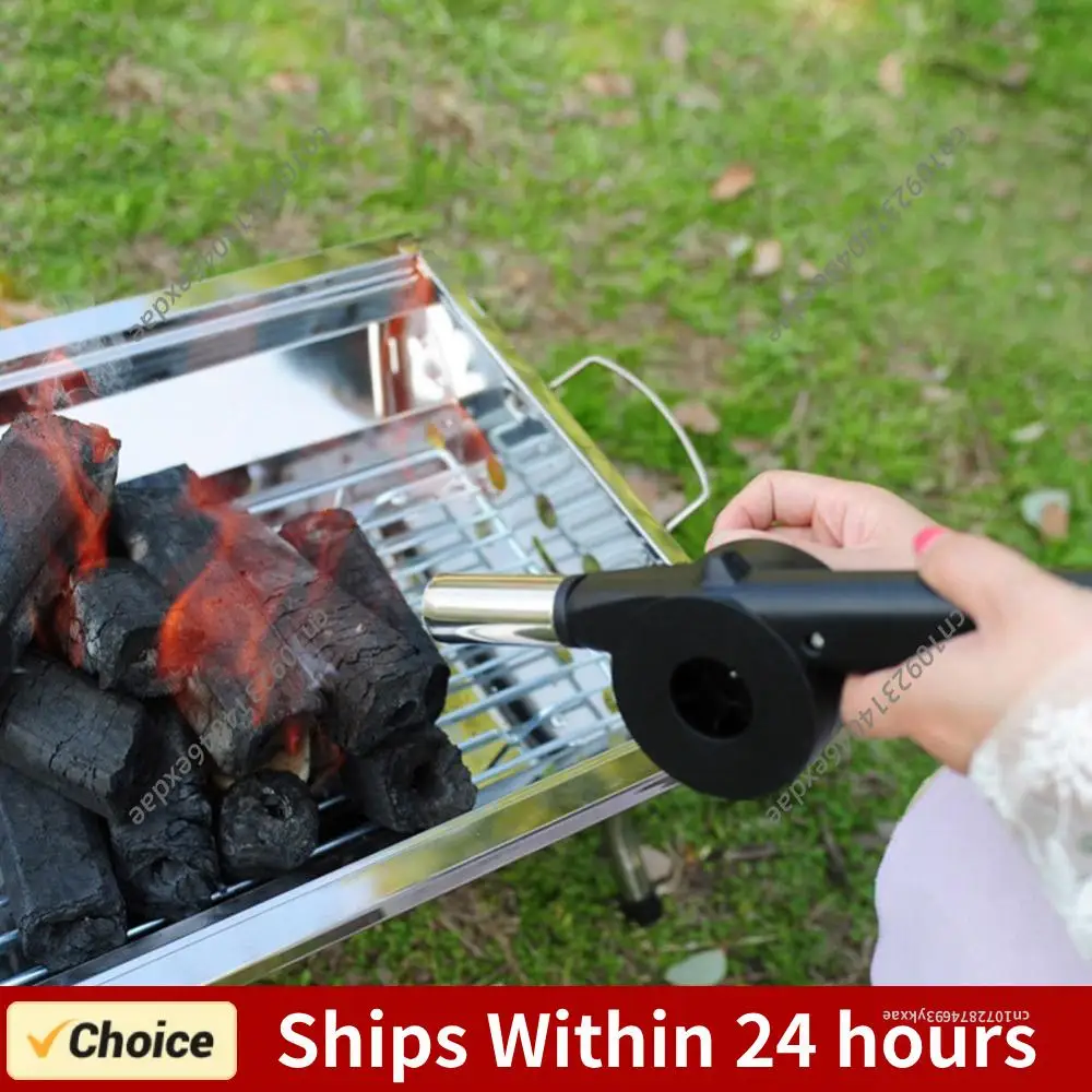 Charcoal Coal Starter Fan Lightweight Cooking BBQ Fan Multi-function Handheld Fire Blower for Camping Picnic Bonfire
