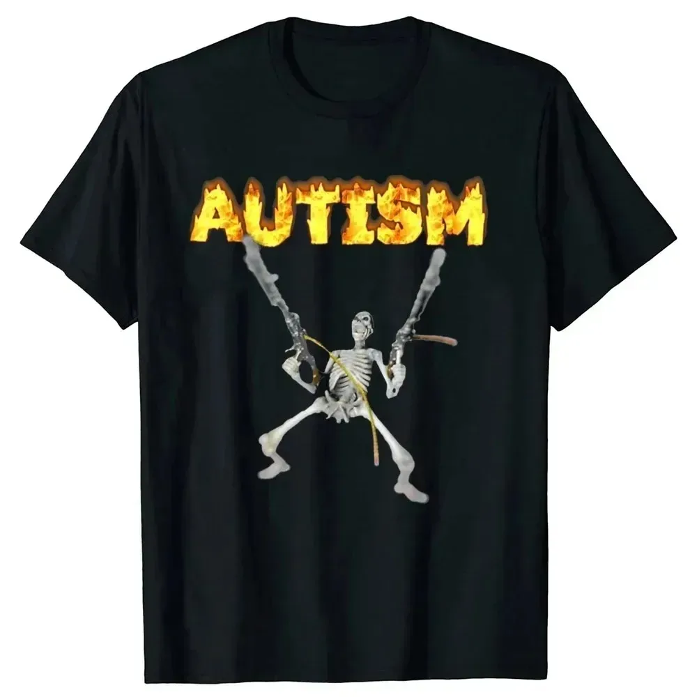 Autism Meme T Shirt Funny Humor Introvert Gift Awareness Neurodivergent T-shirts Women Cotton Tshirt Summer Short Sleeve Tee