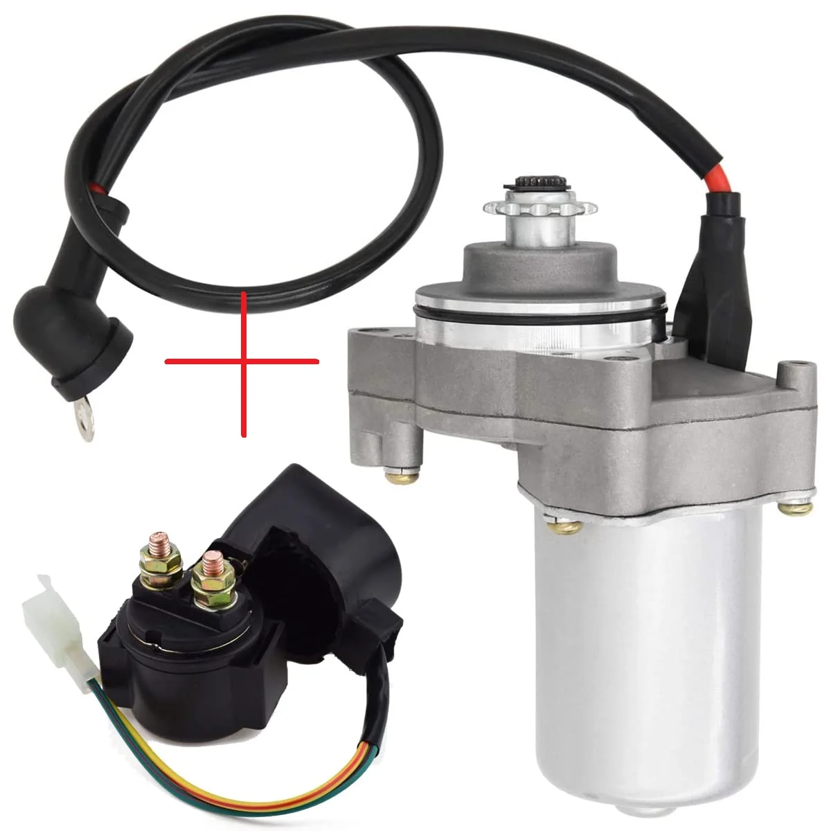 

Wave 125 Engine a Starter Motor + Electromagnetic Relay for 50cc 70cc 90cc 100cc 110cc 125cc SUV Kart Pit Bike