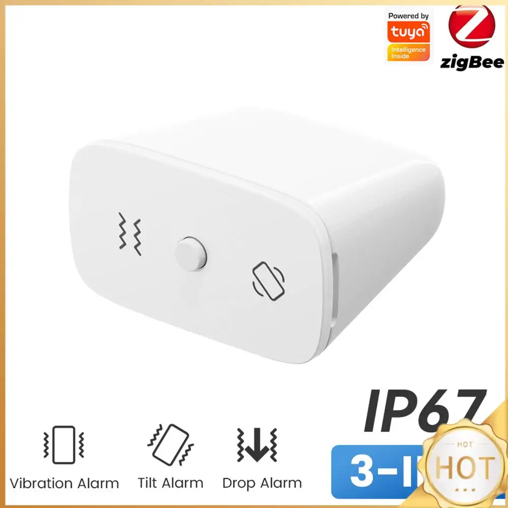 

Tilt Sensor IP67 Waterproof and Dustproof Glass Break Sensor Adjustable Sensitivity for Home Office Garage & Sheds Protection