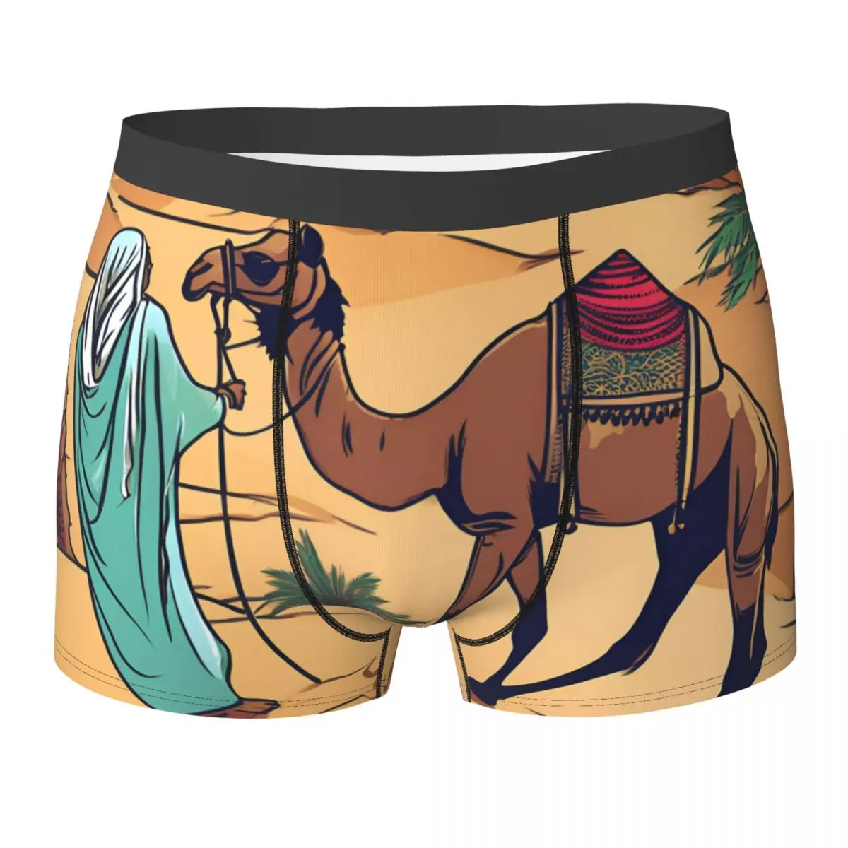 Boxer Underpants Shorts Namade With Camel Panties Men Breathable Underwear for Homme Man Boyfriend Gift