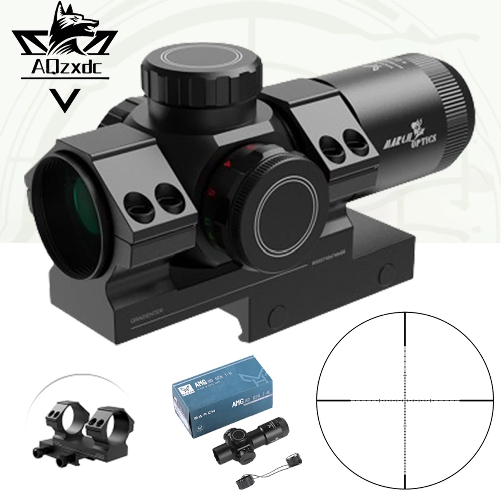 

3x28 Tactical Scope Monocular Telescope Airsoft Green Red Illuminatetion Rifle Optical Scope Optical Accessories for Hunting