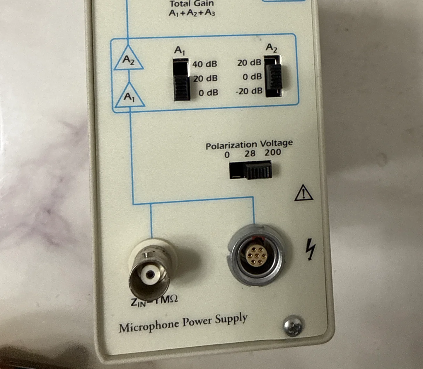 

Used Second-hand Microphone Power Supply and Conditioning Amplifier