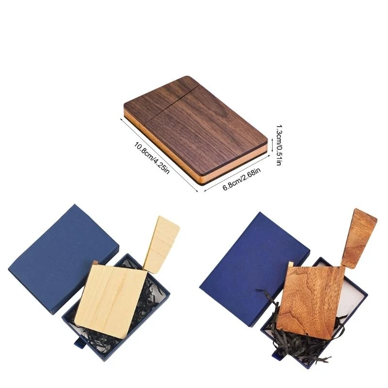 

Y51A Business Card Holder Name Card Case with Clasp Hold 12-15 Card Business Card Case for Business Men Women