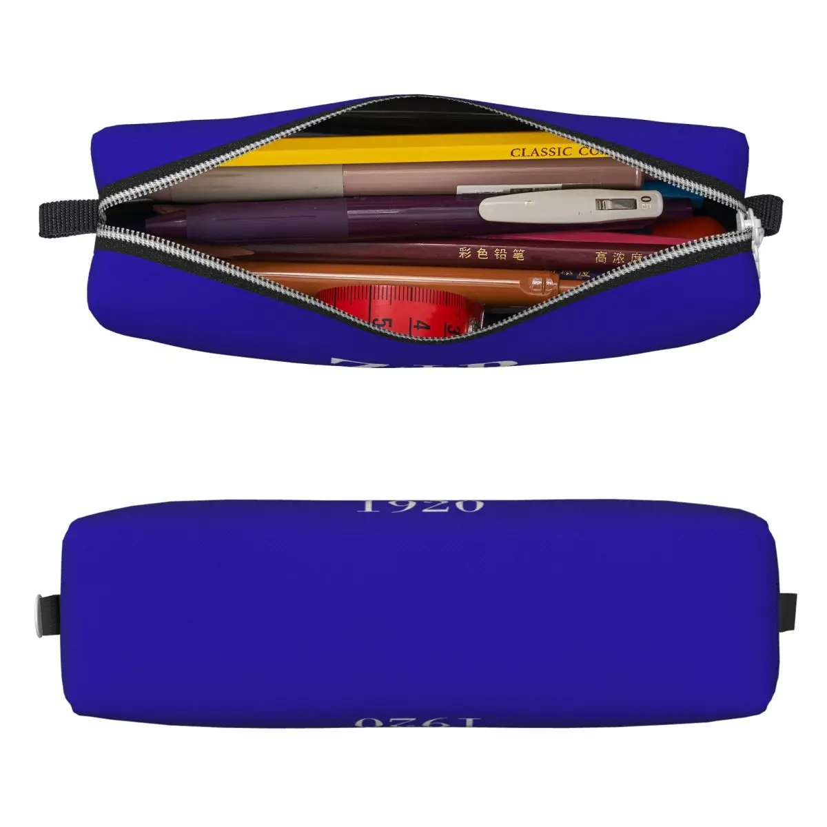 Zeta Phi Beta Pencil Cases Classic ZPB Sorority Logo Pen Bags Girls Boys Large Storage School Supplies Gifts Pencil Box