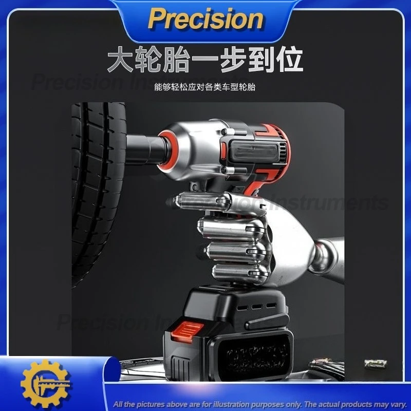 2026 Cordless Electric Wrench High Torque Impact Lithium Battery Powered Heavy Duty Mechanic Socket Tool for Automotive