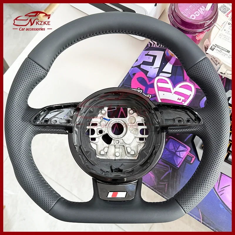 

Подходит для руля Audi A6 C7, полуперфорированная кожа,