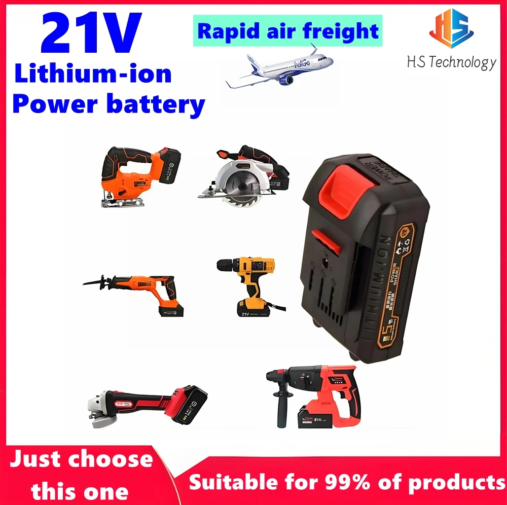 

21V Lithium-ion rechargeable battery for cordless screwdriver mini angle grinder, gun drill Power tool accessories with BMSv