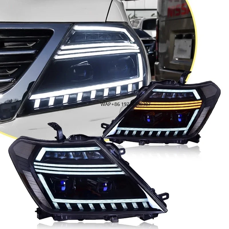 for Patrol Y62 Headlights 2012 2019 Car Accessories Front Head Lights Lamp Upgrade High Quality LED Headlamp
