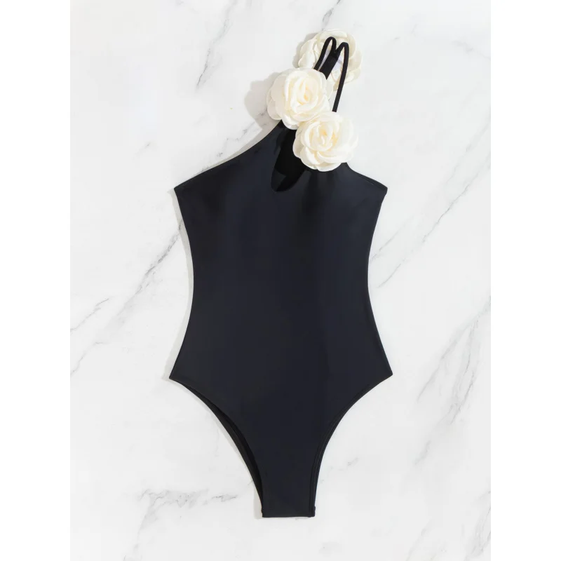 New Style Swimsuit Women Sexy One-piece Solid Color Super Hot Swimwear Bikini Trendy Swimwear Beach Vacation