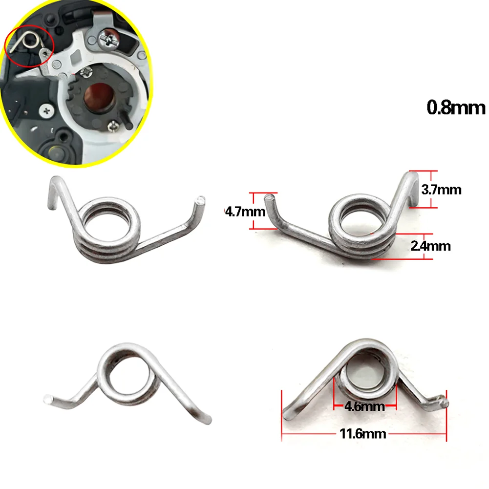 Resete de resorte para DAIWA, carrete de pesca de fundición con resorte de reinicio TATULA TW100/21LTD/SV, pieza modificada 19 para TATULA TW 100