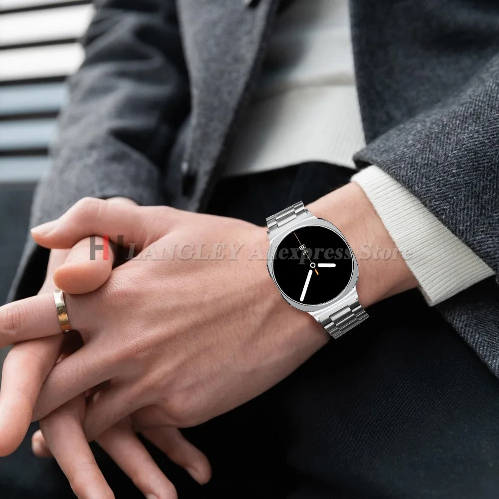Metallarmbänder für Samsung Galaxy Watch 9 8 40mm 44mm Edelstahlarmband Correa Galaxy Watch 8 Classic 46mm Herren Sportbänder – Detail 5