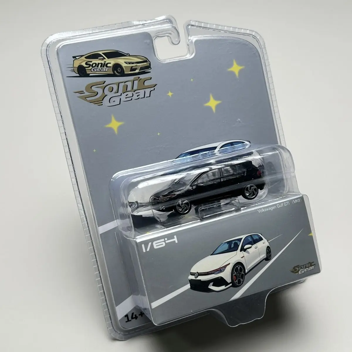 

Sonic Gear 1/64 Volkswagen Golf GTI MK8 SUV Sport Car Diecast Vehicle Miniature Free Wheels Collection Gift For Children Boy