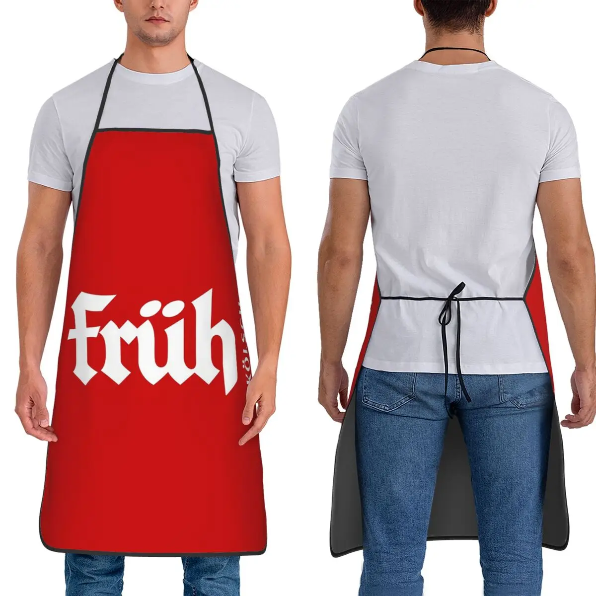 Kolsch Fruh camiseta esencial delantal Chef cocina Tablier sin mangas babero limpieza de cocina delantal para mujeres hombres pintura