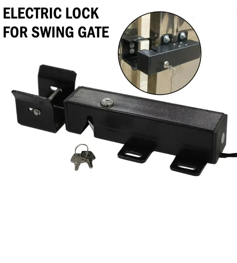 DC12V/24V Smart Electric Lock for Automatic Swing Gate Opener Security Spring Bounce Door Bolt Latch Locks