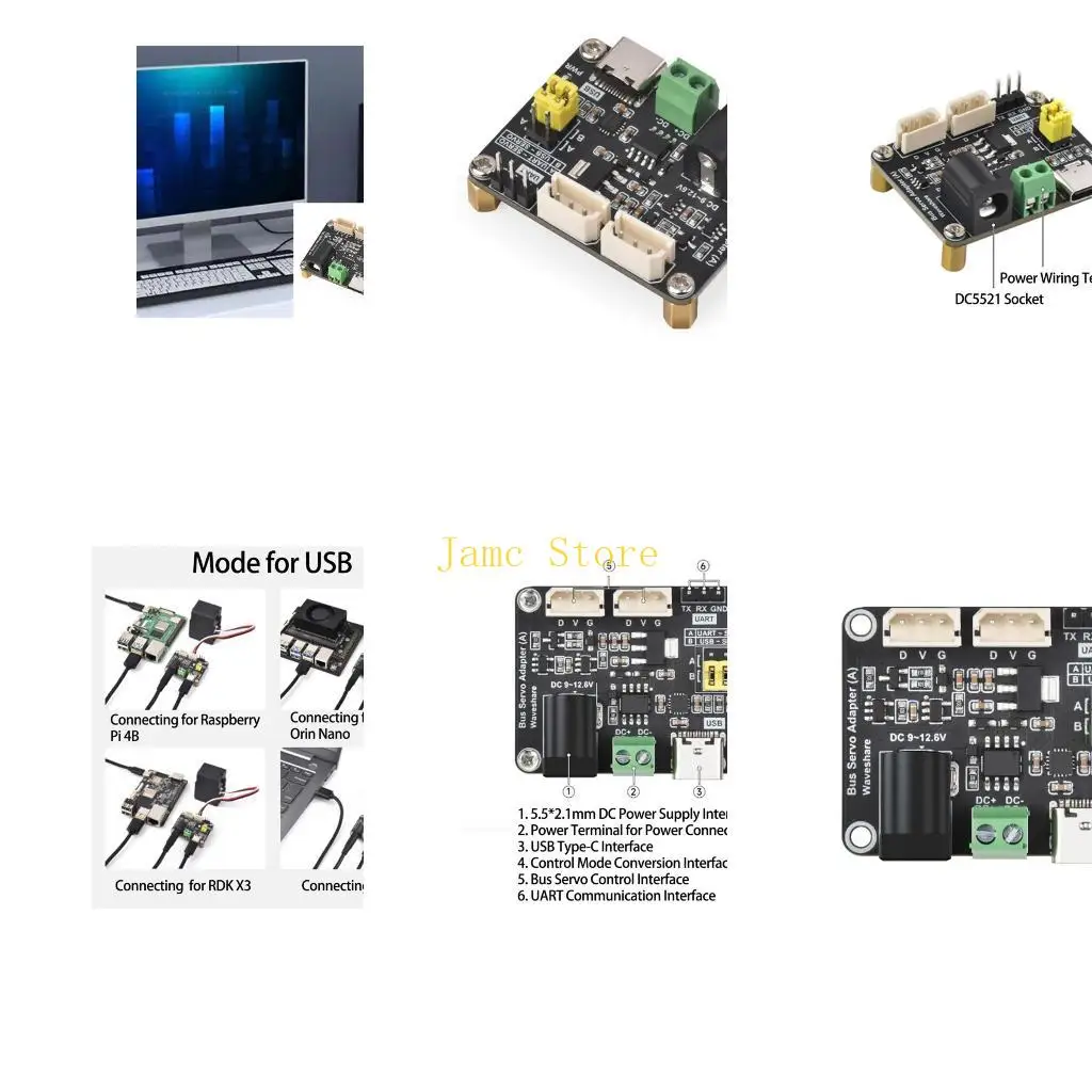 

Сервоадаптер последовательной шины LX0B объединяет плату драйвера схемы управления источником питания