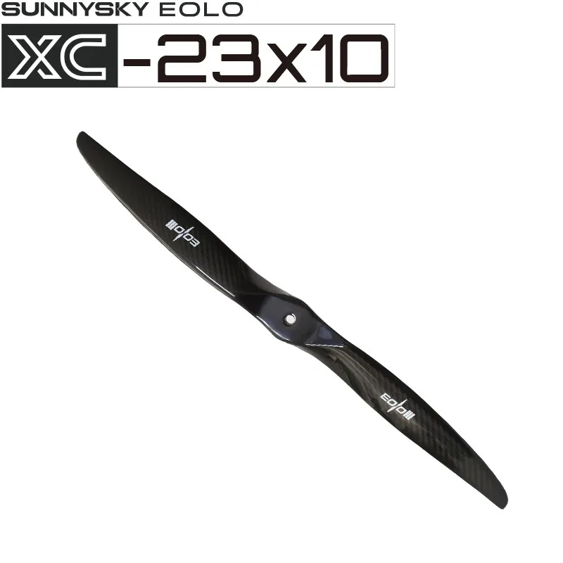 Genuine Sunnysky EOLO 23x10 Carbon Fiber Propeller, 23 Inch Two‑Blade Prop for Large Scale RC Fixed‑Wing Airplane 1Pc