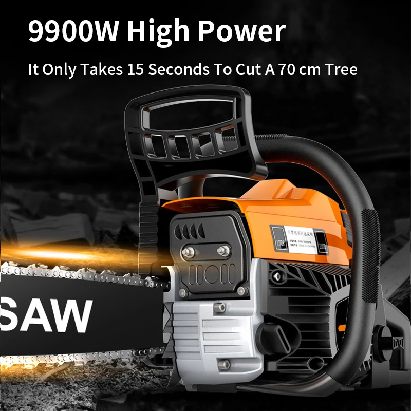 Gasoline Chainsaw Tree Cutting Tool 2400W 20 Inch Gasoline Saw handheld Chain Saw Cutting Wood Machine Garden Garden-urban Tools