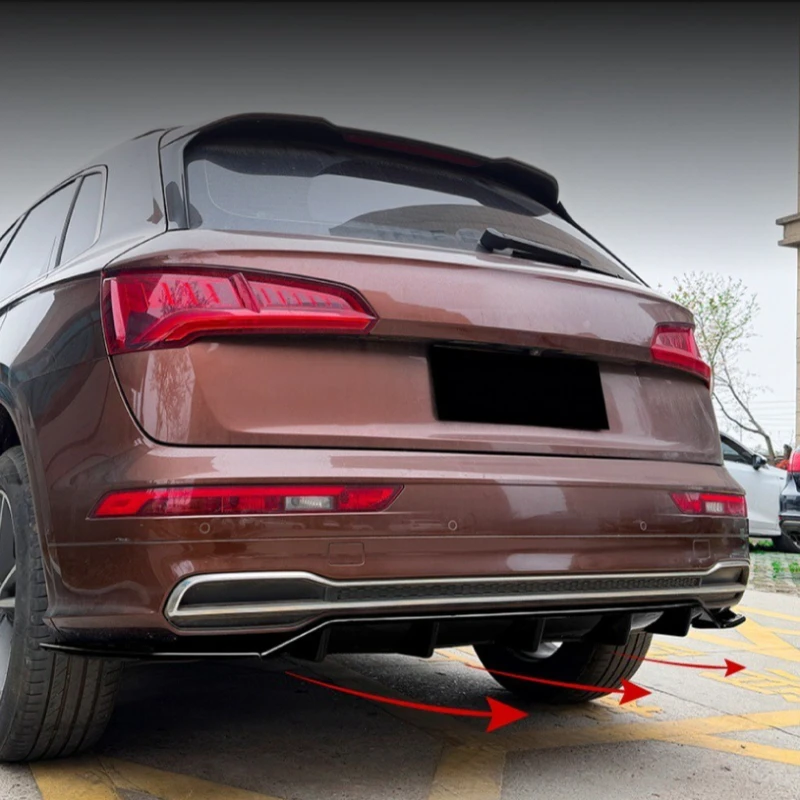 Suitable for Audi Q5 FY Early Stage Sline 2018-2020 Special Rear Lip Tail Lip Spoiler Surround Cars Modification Rear Lips