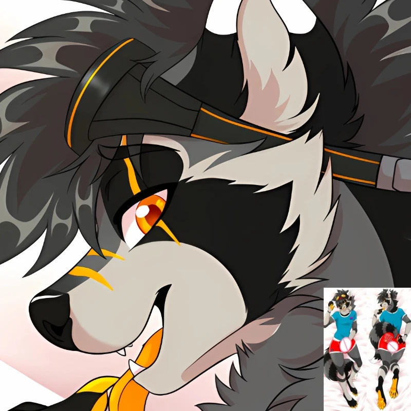 

DIY Custom Anime Fluffy Orcus Shanukk Furry Dakimakura Pillowcase Double-sided Print Hugging Body Pillow Cover Case Dropshipping