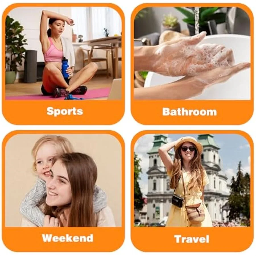 5 팩 3.4 Oz 100ml 세면 용품 용 여행용 병 누출 방지 플라스틱 빈 여행용 크기 병 은빛 스크류 캡이있는 용기