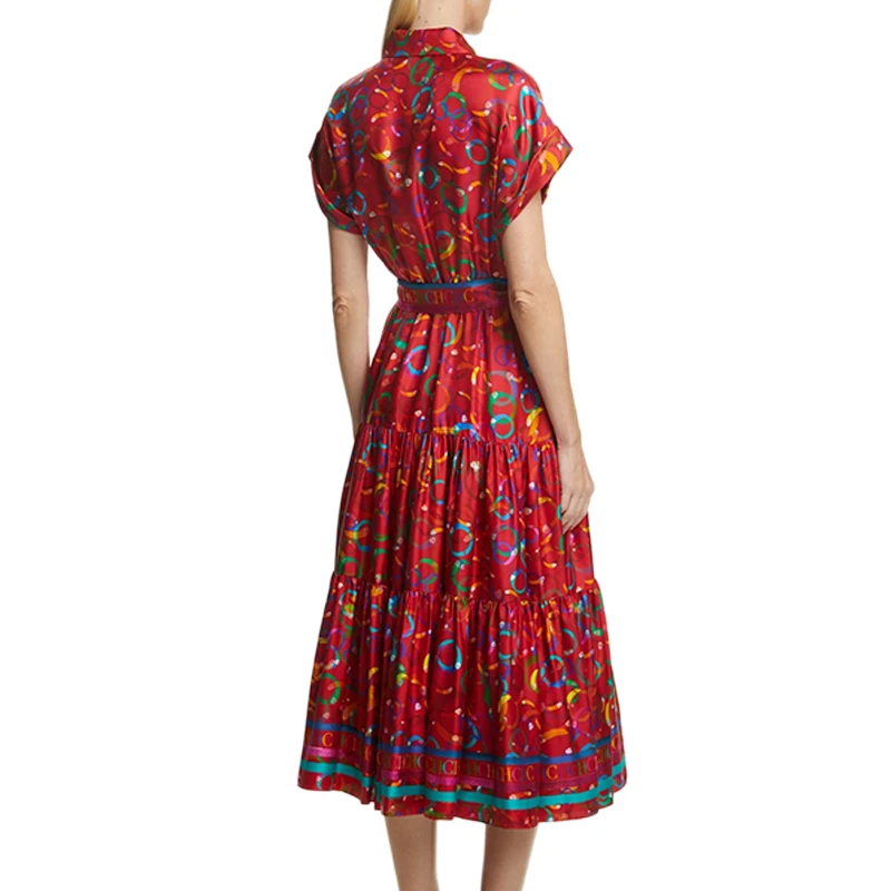 Bright Colours Summer New Colourful Matching Women\'s Dresses Comfortable To Wear Exquisite Workmanship Retro Versatile