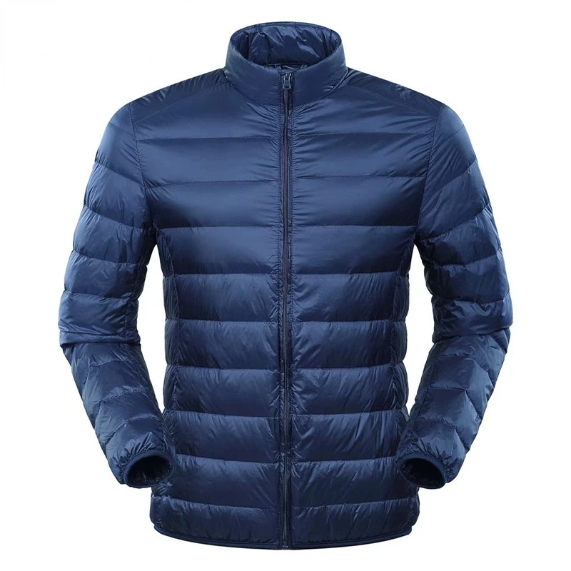 Veste en duvet de canard ultra léger pour homme, coupe-vent, combinaison de plumes, nouveau