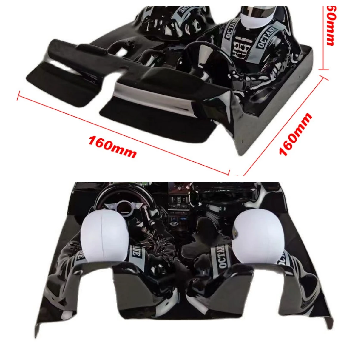 10689 Blister action figure simulation driver VRX RH1045 rear straight bridge desert card interior accessories