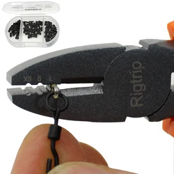 Carp Fishing Tool NEW Crimping Crimp Tool Pliers with Crimps 0.5mm 0.6mm,0.7mm for Fluorocarbon Line Chod Rig Booms