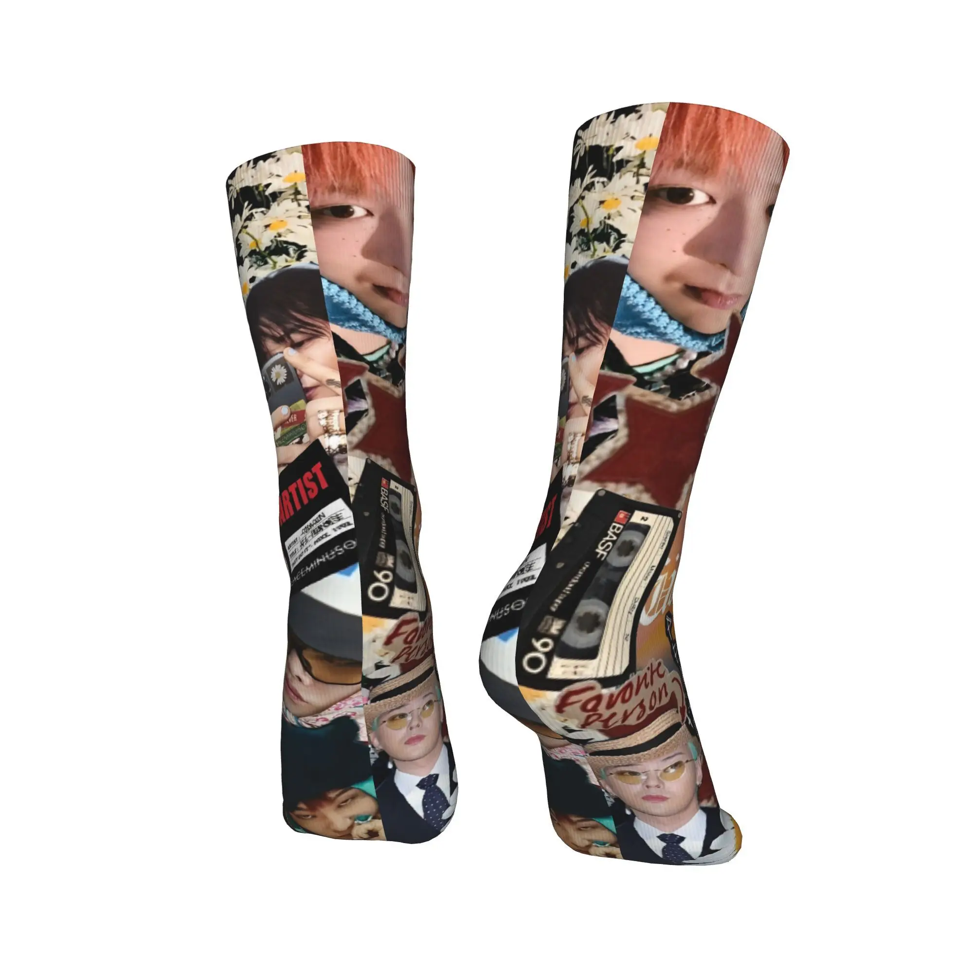 Ubermensch Gdragon World Tour 2025 ถุงเท้าความแปลกใหม่ถุงน่องฤดูหนาวถุงเท้าผู้ชายลื่นสบายกราฟิกกีฬากลางแจ้งถุงเท้า