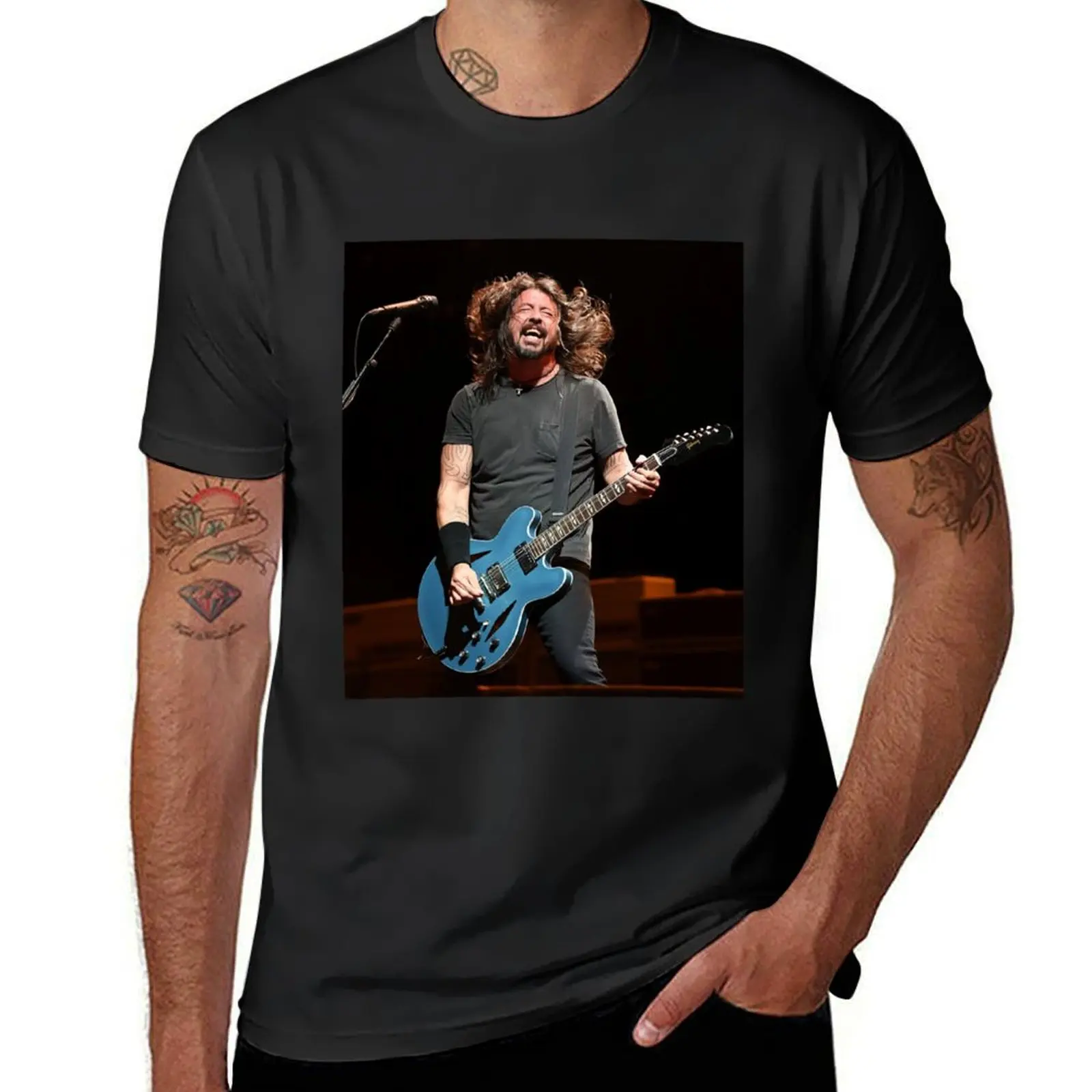 dave singing at fighter concert T-Shirt shirts graphic tees new edition customs design your own black t shirts for men