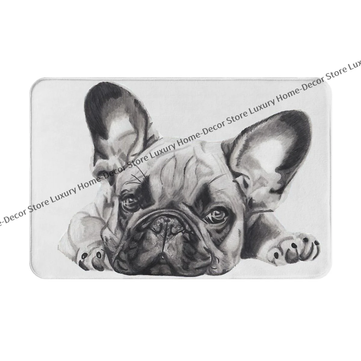 French Bulldog Non-slip Doormat Living Room Mat CHOP Floor Carpet Welcome Rug Home Decorative