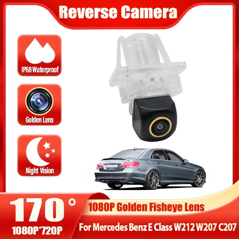 Car Rear view Camera For Mercedes Benz E Class W212 W207 C207 CCD Full HD Night Vision Reverse Camera High quality RCA 1080P