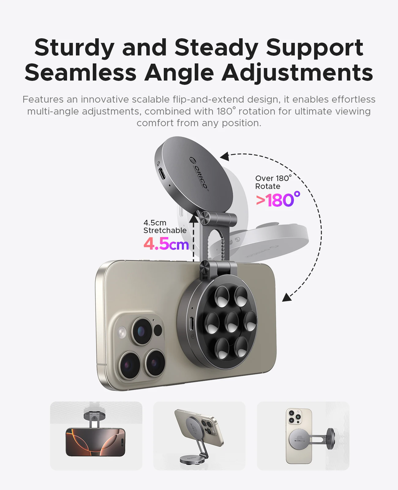 ORICO SSD esterno 1TB Mini SSD portatile magnetico ultrasottile 2000 MB/s Supporta 4K ProRes HDR per MacBook PC Laptop iPhone