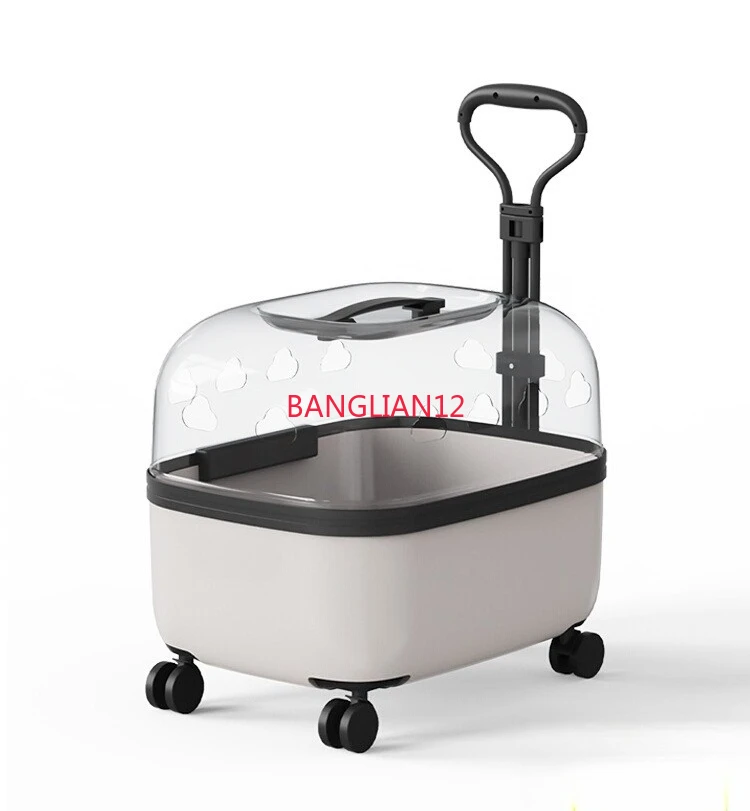 

Pet trolley case, large-capacity cat bag, portable pet cart when going out