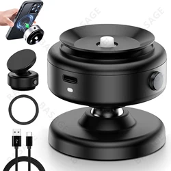 Car Magnetic Vacuum Adsorption Bracket 360 Degree Rotating Aluminum Alloy Mobile Phone Holder For 4.7-inch Or Above Smartphones