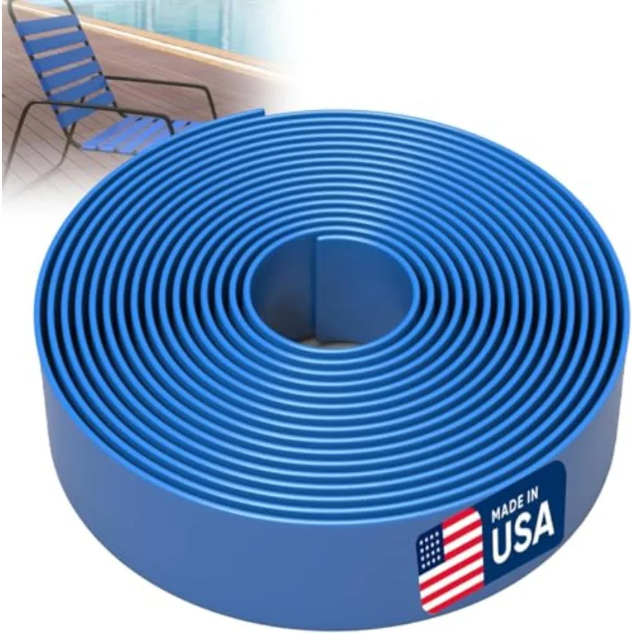 

2 Inch Wide 50Feet Long Vinyl Strap - Replacement Straps for Patio Chairs - Vinyl Strapping for Patio Furniture Repair - Durabl