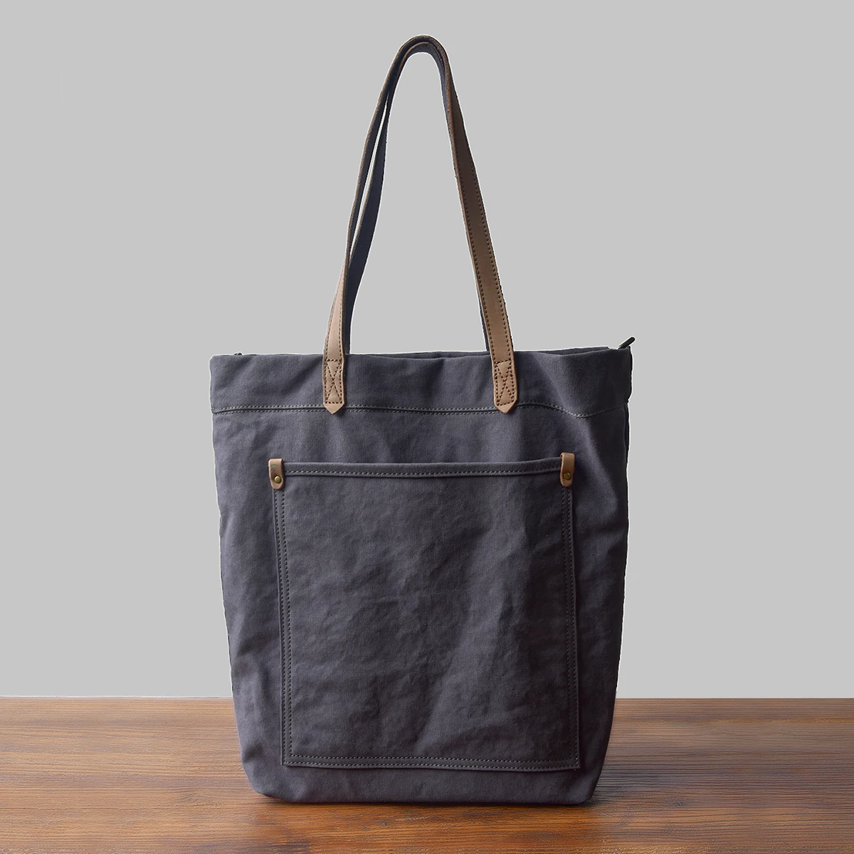 

Retro Canvas Leather Splicing Tote Bag Men's Single oulder Slant Cross Bag Handbag Laptop Bag Lightweight Casual Sle