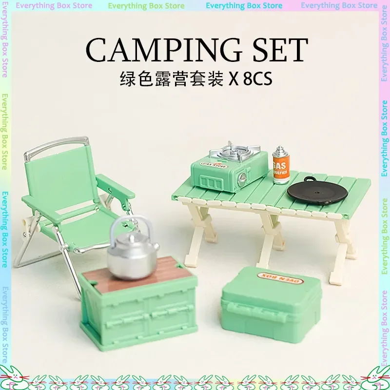 12-Punkt Ob11 Miniatur-Campingzelt für 10 cm große Baumwollpuppe, dekoratives Kindergeschenk, Spielzeugzubehör, Miniaturmodell