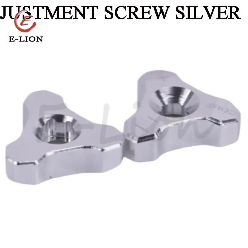 Motorcycle Silver Finger Screws Triangular Small Car Parts Knob Manual Tighten Hardware