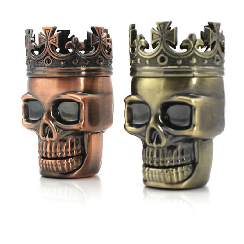 Skull Plastic Herbal Herb Tobacco Grinder Crusher Hand Muller Tobacco Herb Crusher Tobacco Grinder Mill Tobacco Crusher Grinder