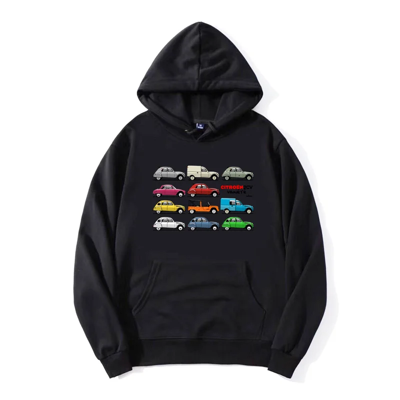 بلوفر رجالي من القطن haracho ، هودي متنوعة ، قمم ، ملابس ، سيتروين ، 2cv ، Deux ، Chevaux ، Deuxchevaux ، نوع Az Charleston ، كلاسيكي #1