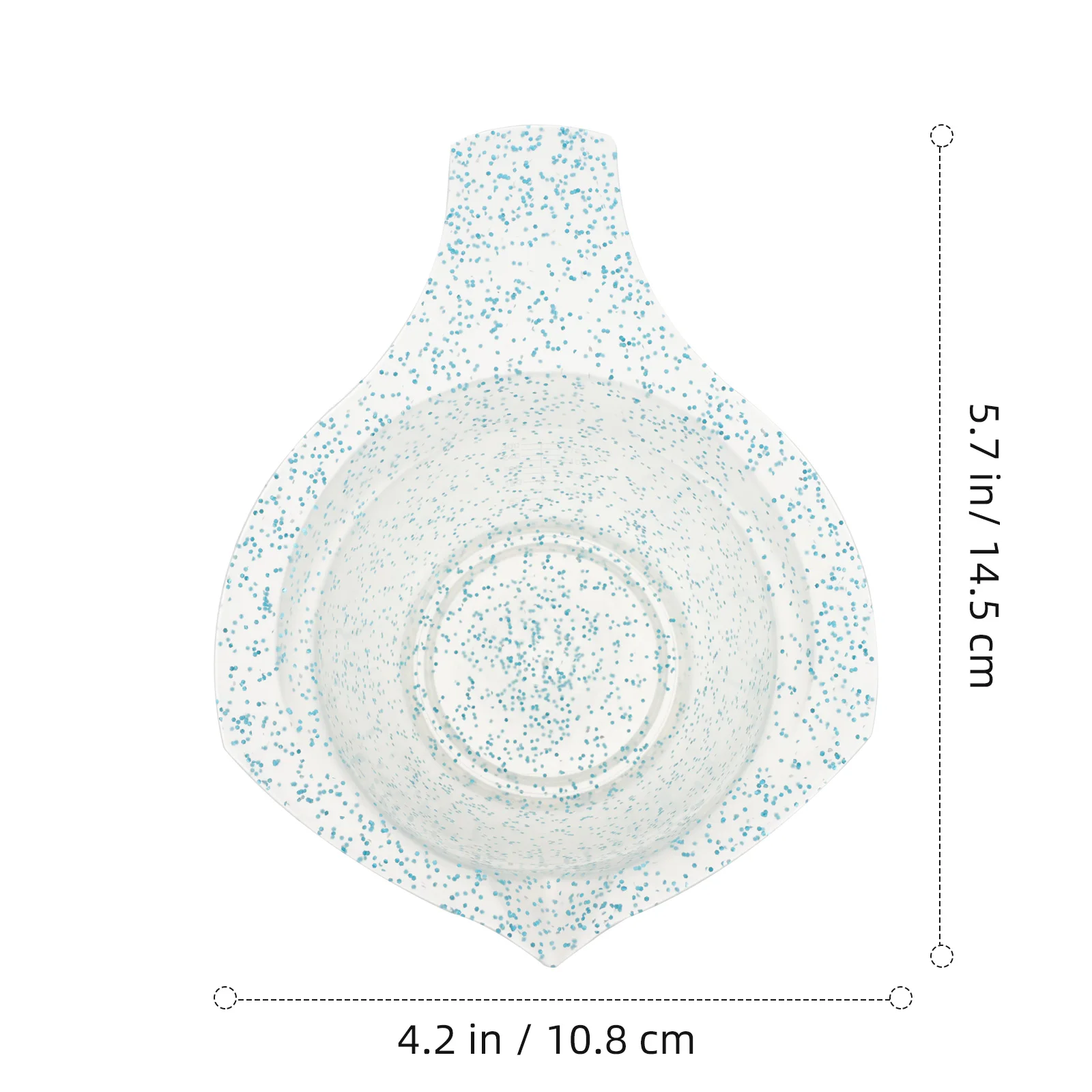 

1 шт., чаша для краски для волос с пескоструйной обработкой, профессиональный контейнер для смешивания цветов, легкий, легко чистящийся, поставка для парикмахерской