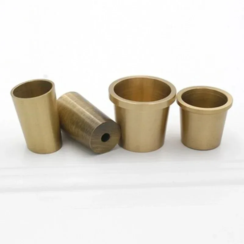 2Pcs/Lot Metal Brass Tip Cap for Mid-Century Modern Table Tapered Leg Feet
