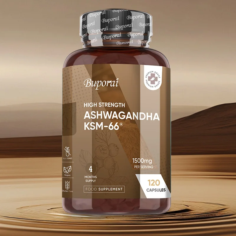 

Ashwagandha KSM-66 - Improve Mood, Promote Absorption, and Increase Physical Strength, Enhance Muscle Strength, Focus