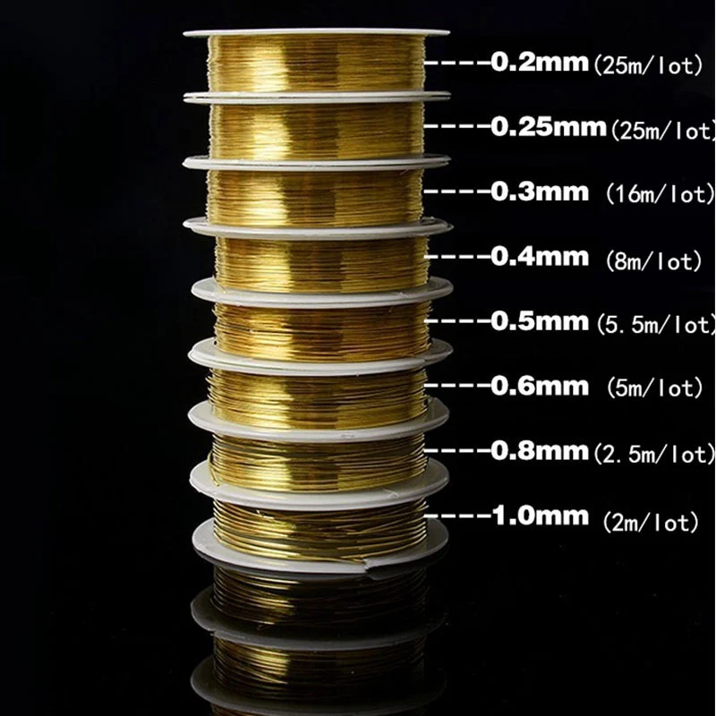 1-axis pure copper wire diameter 0.2 0.3 0.4 0.5 0.6 0.7 0.8 1.0mm manual DIY connection copper wire