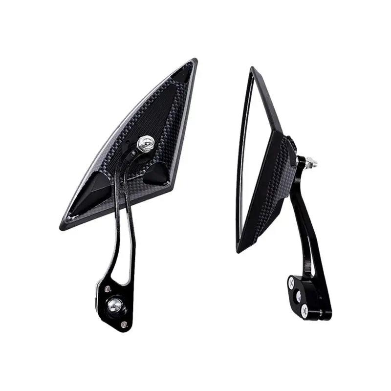 Motorcycle Handlebars Mirrors High Definition Motor Rearview Mirror For Handlebars Easy Installation Rear View Mirror With Alloy