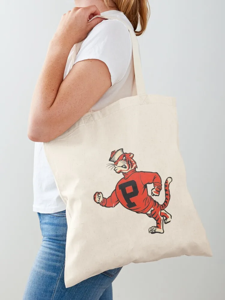 

Vintage Princeton Tigers sticker Tote Bag supermarket folding bag Gift bag tote men Gift bags